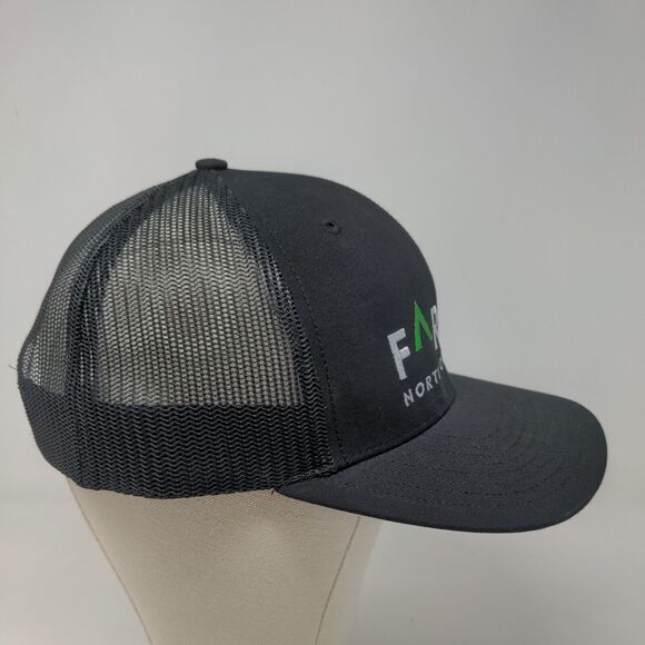 Richardson Men's Snapback Mesh Back Hat Black Embroidered Fargo Style 112 - Picture 4 of 8